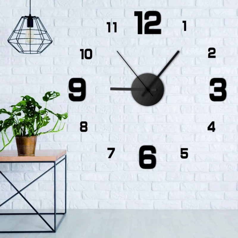 Minimalist Silent Frameless Acrylic Wall Clock