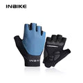 INBIKE Half Finger MTB Cycling Gloves Blue