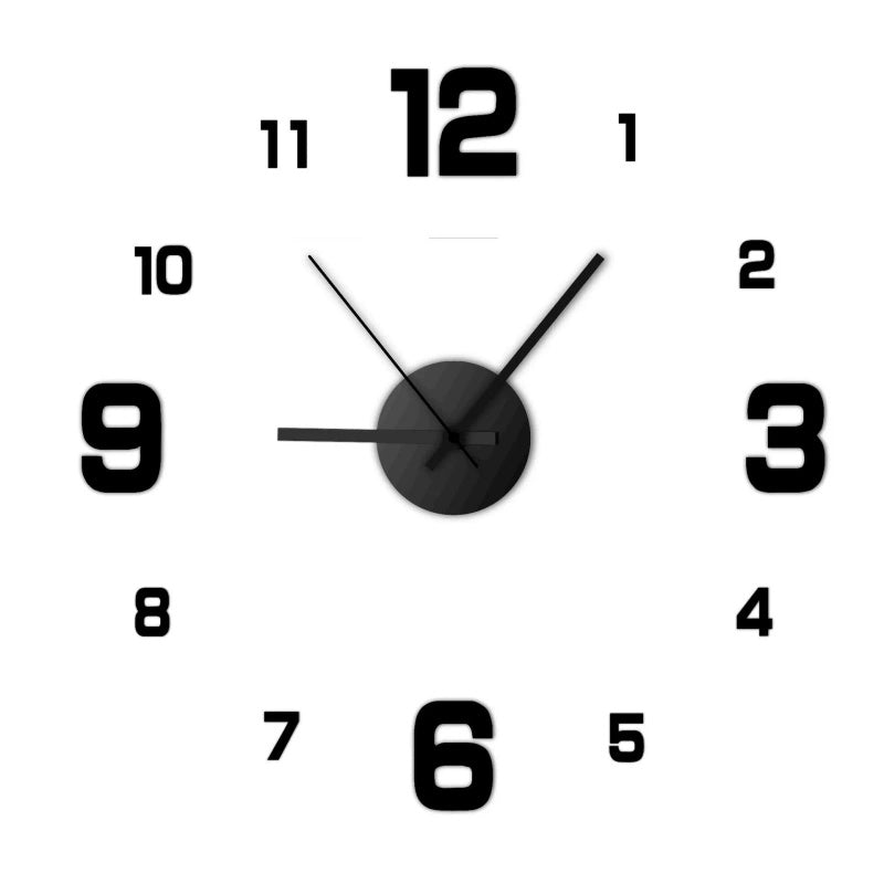 Minimalist Silent Frameless Acrylic Wall Clock