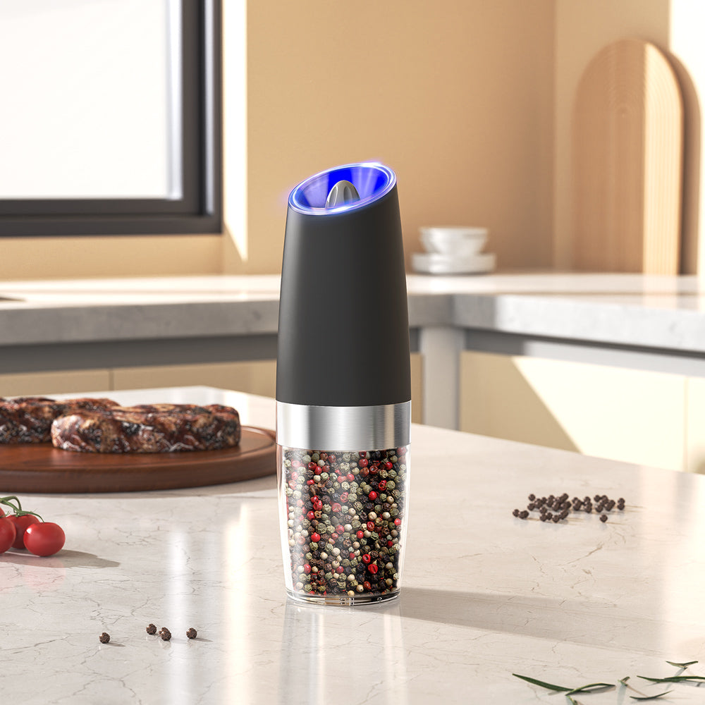 Automatic Gravity Salt and Pepper Grinder Set